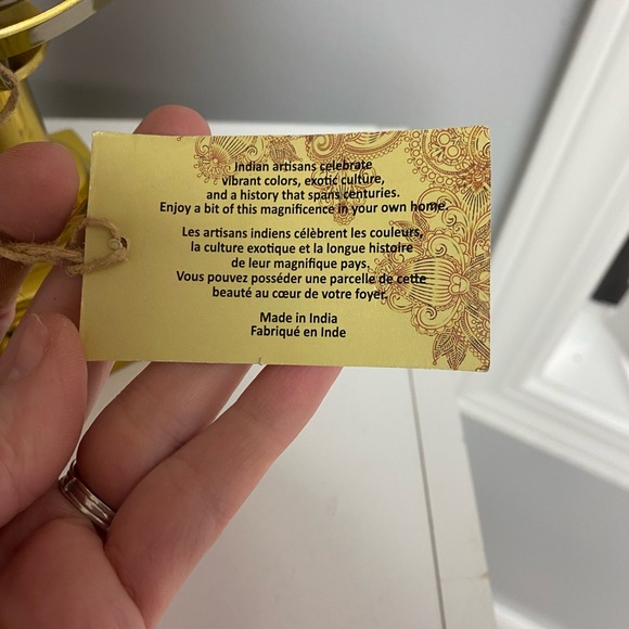 Beautiful world globe. Perfect for a refined office. 12” H, made in India - Picture 7 of 7